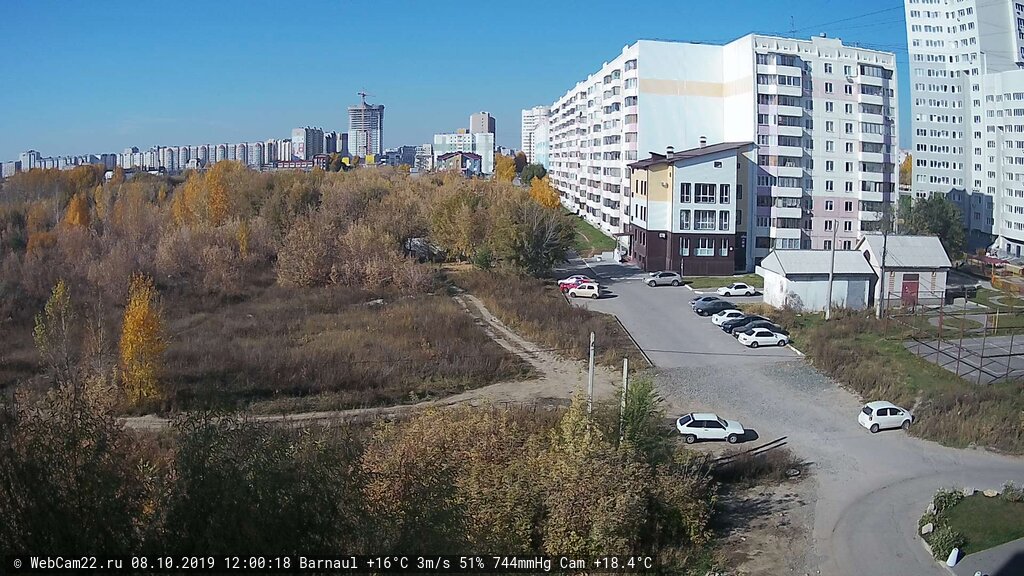 Кадр с камеры 8 октября 2019 года