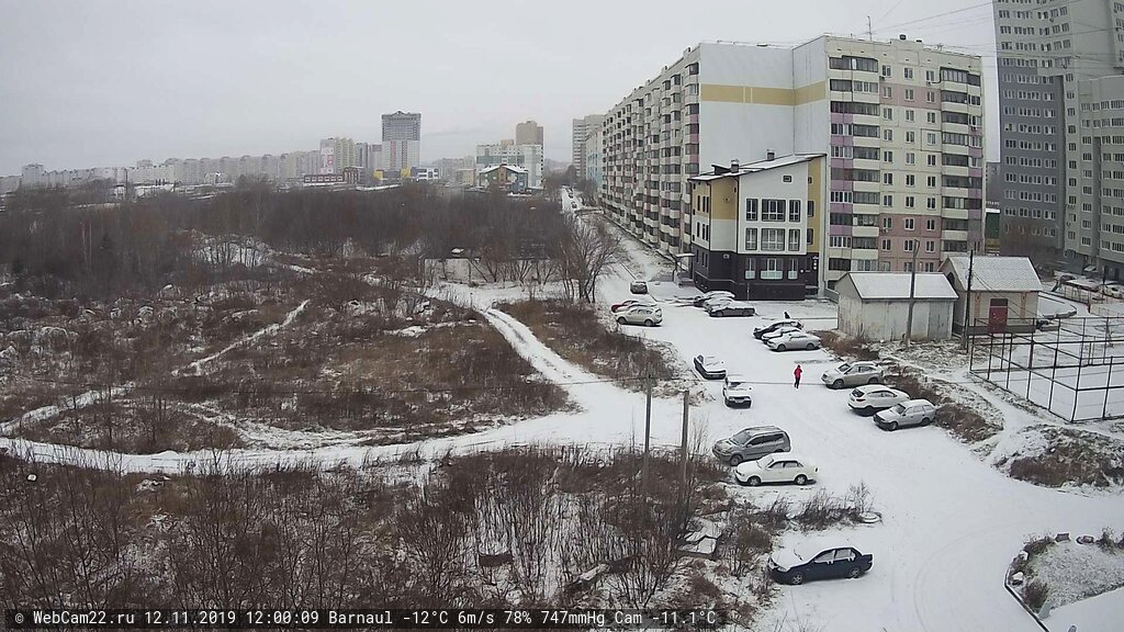 Кадр с камеры 12 ноября 2019 года