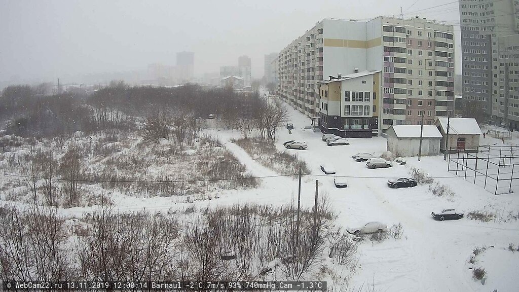 Кадр с камеры 13 ноября 2019 года