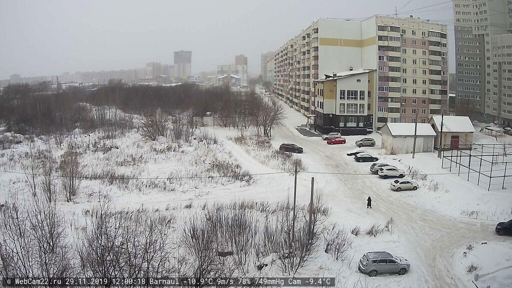 Кадр с камеры 29 ноября 2019 года