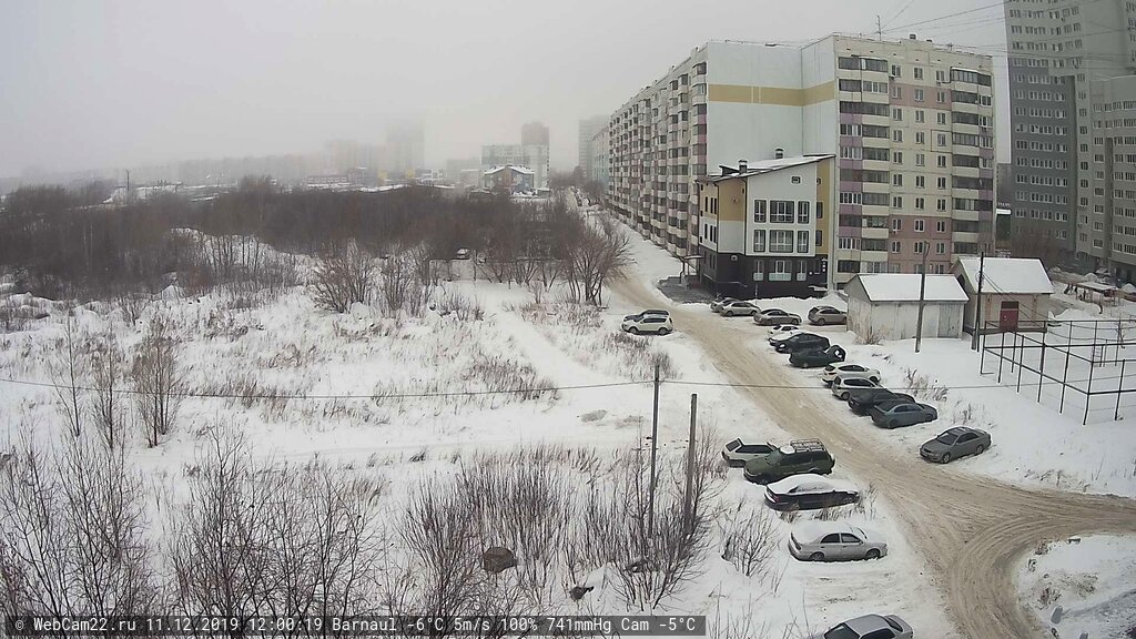 Кадр с камеры 11 декабря 2019 года