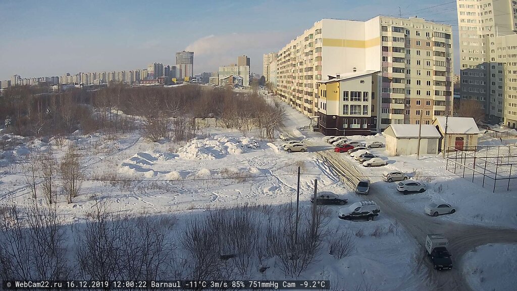 Кадр с камеры 16 декабря 2019 года