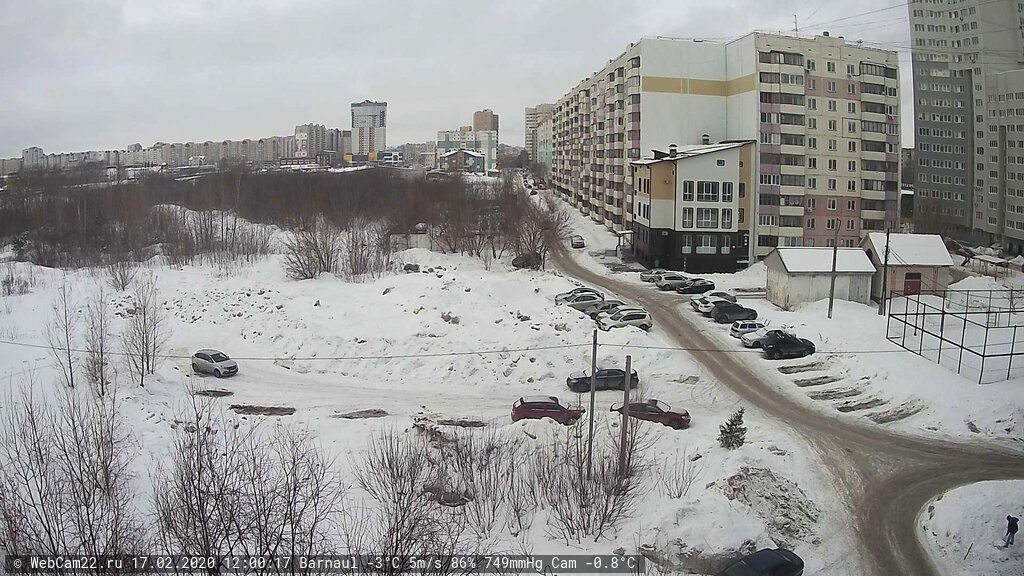 Кадр с камеры 17 февраля 2020 года