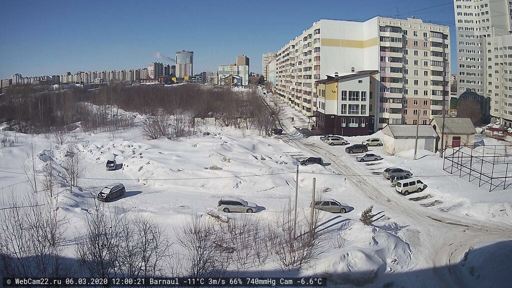 Кадр с камеры 6 марта 2020 года