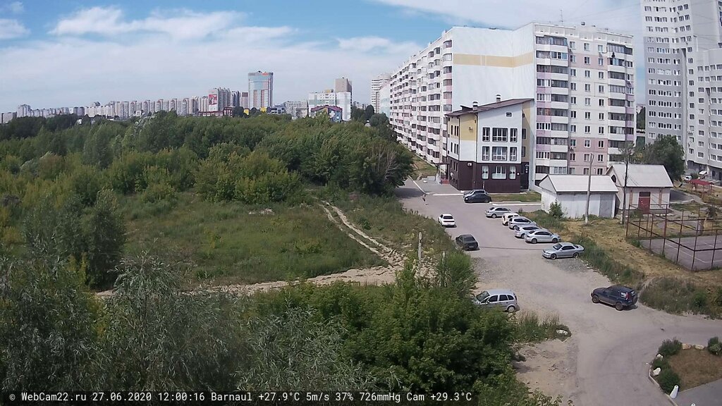 Кадр с камеры 27 июня 2020 года