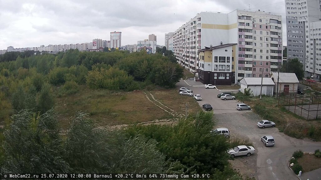 Кадр с камеры 25 июля 2020 года