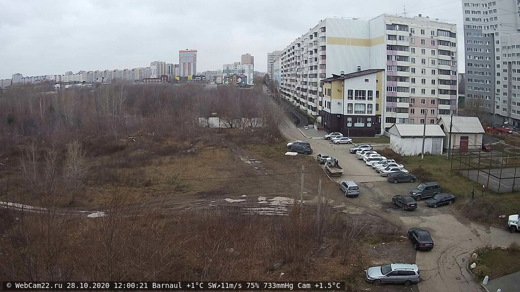 Кадр с камеры 28 октября 2020 года