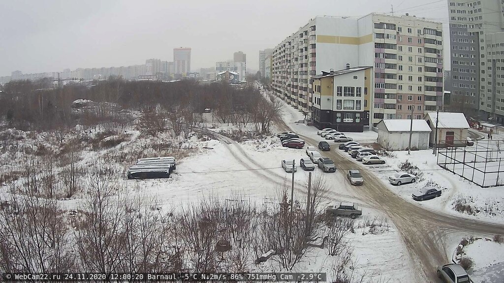 Кадр с камеры 24 ноября 2020 года