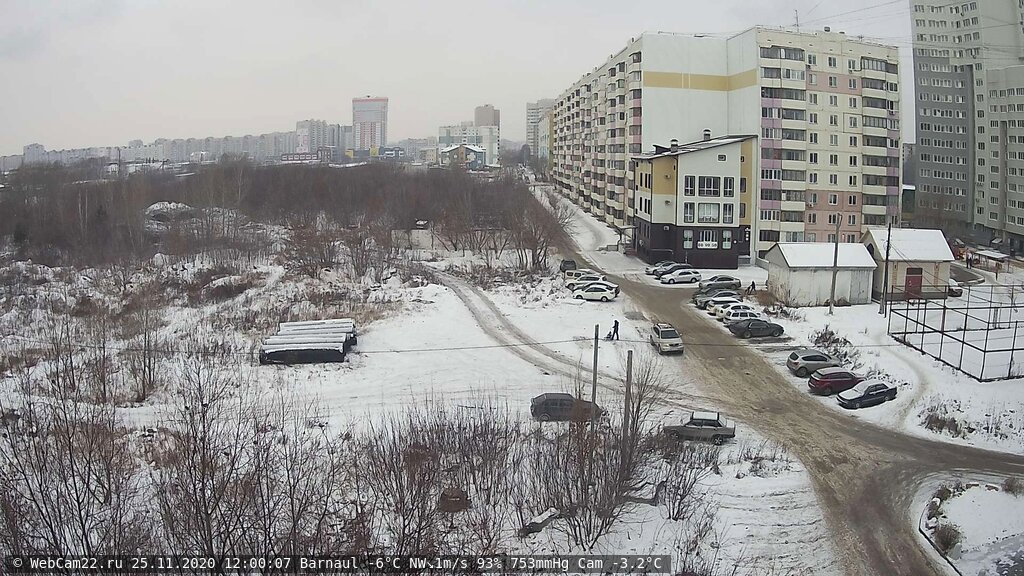 Кадр с камеры 25 ноября 2020 года