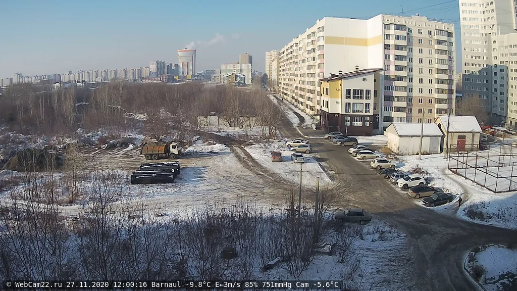 Кадр с камеры 27 ноября 2020 года