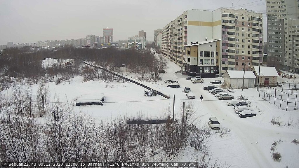 Кадр с камеры 9 декабря 2020 года