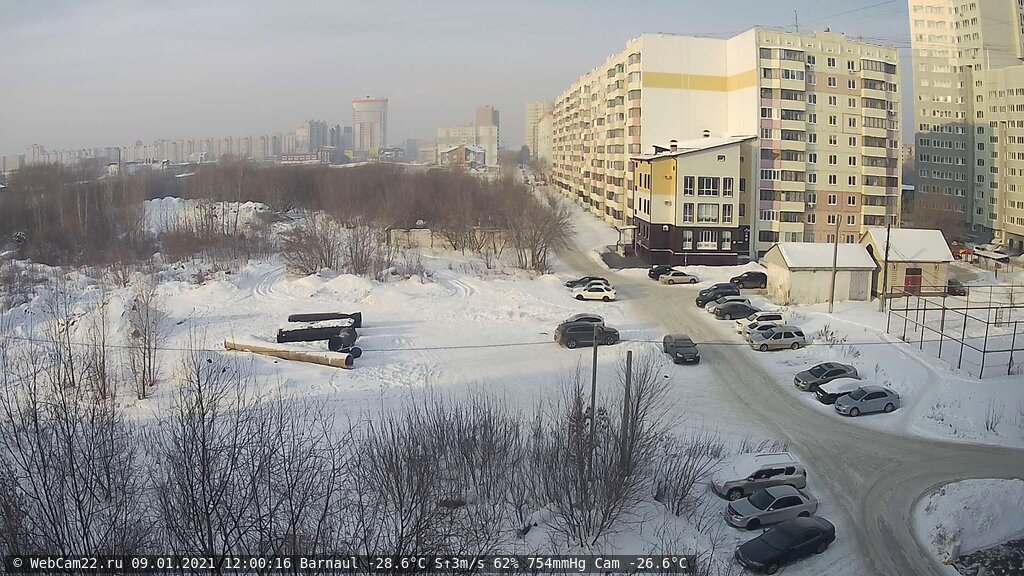 Кадр с камеры 9 января 2021 года