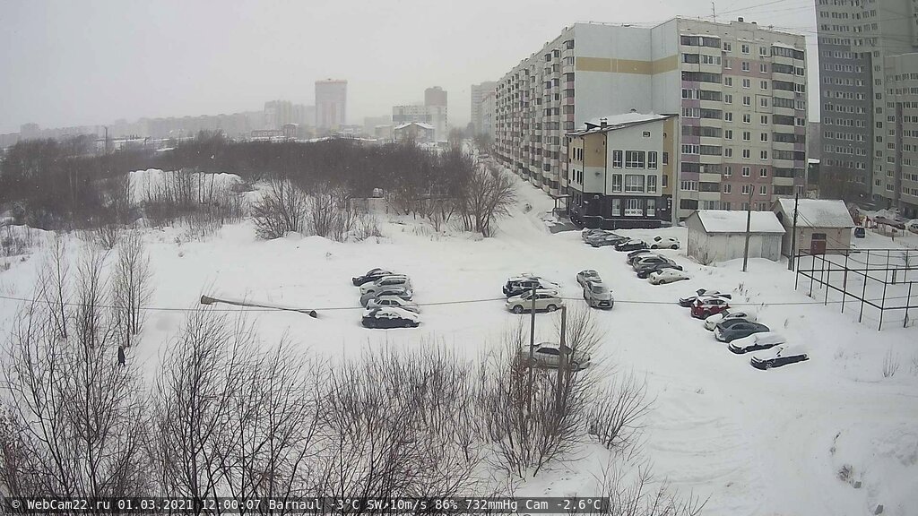 Кадр с камеры 1 марта 2021 года