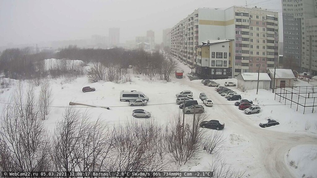 Кадр с камеры 5 марта 2021 года