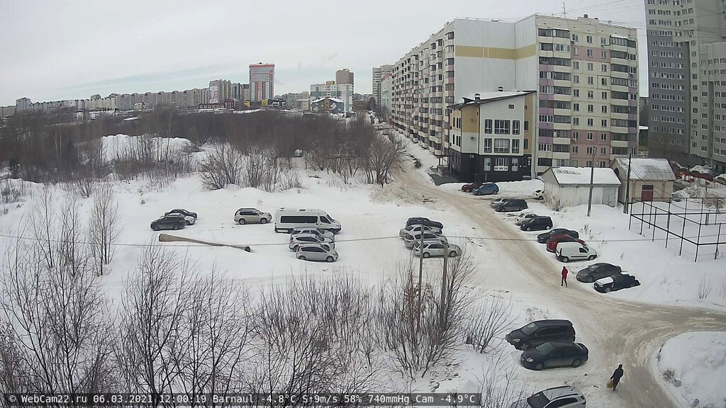 Кадр с камеры 6 марта 2021 года