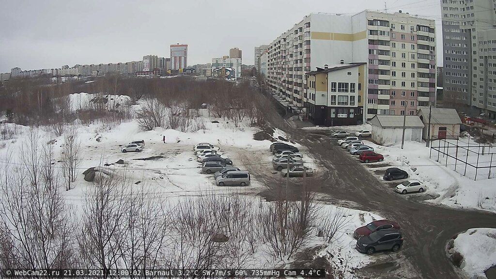 Кадр с камеры 21 марта 2021 года