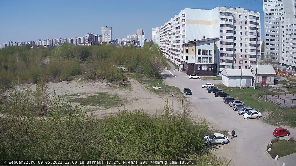 Кадр с камеры 9 мая 2021 года