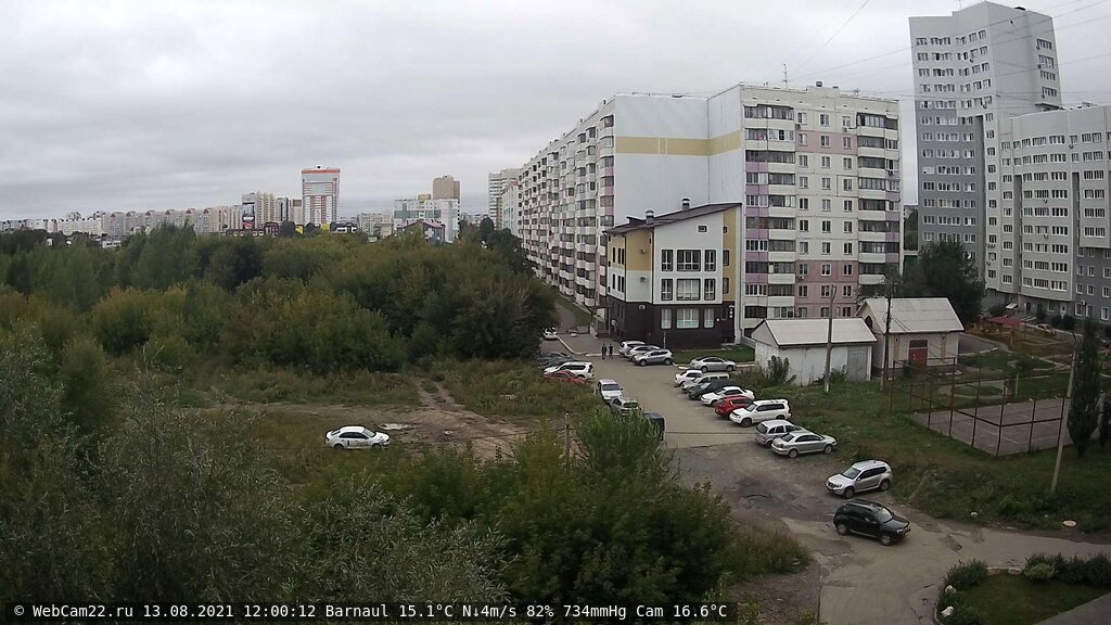 Кадр с камеры 13 августа 2021 года