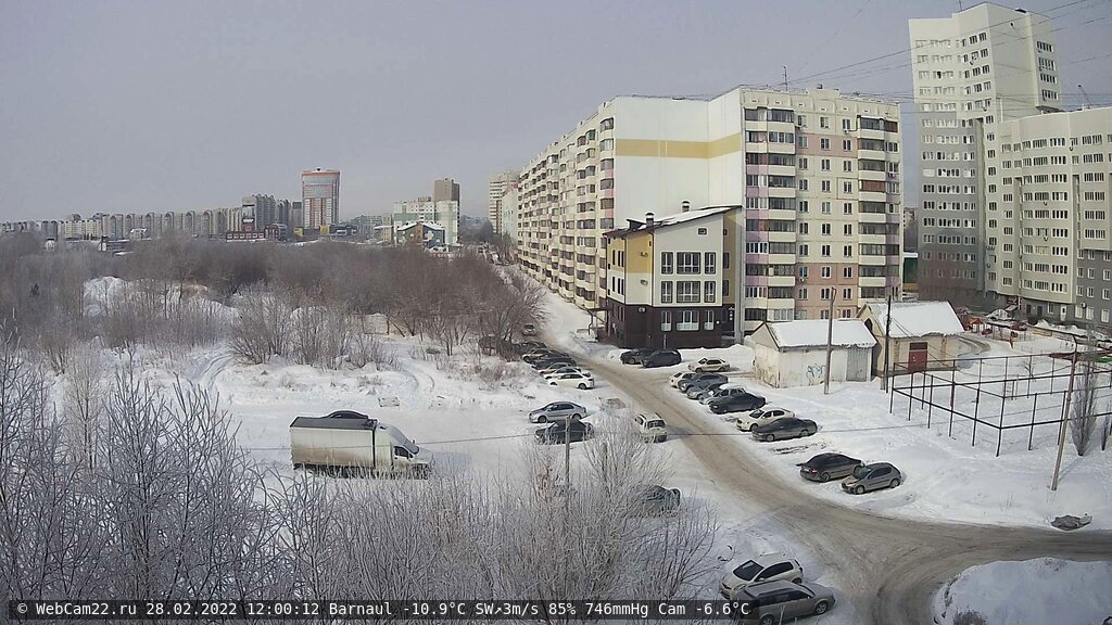 Кадр с камеры 28 февраля 2022 года