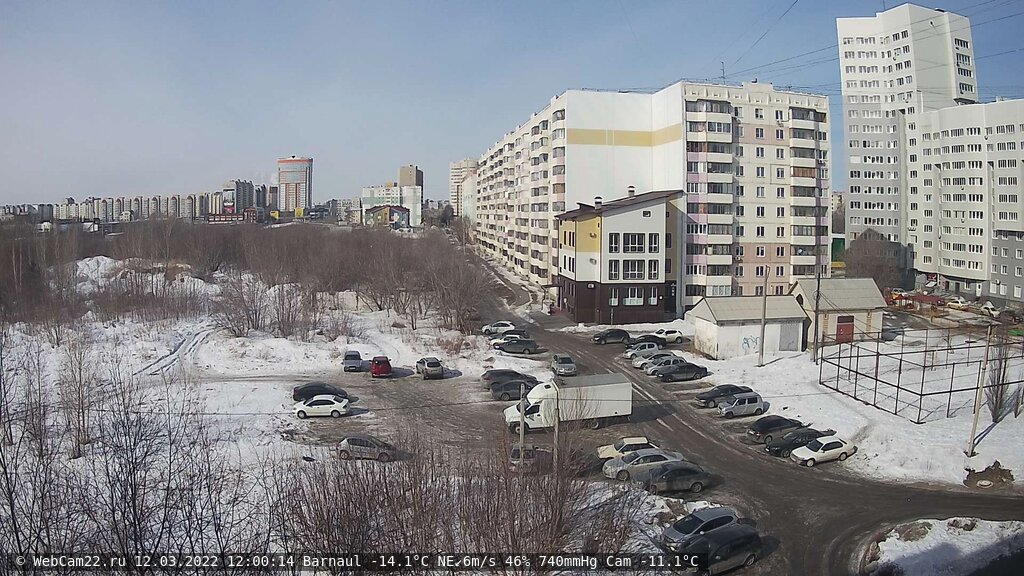 Кадр с камеры 12 марта 2022 года