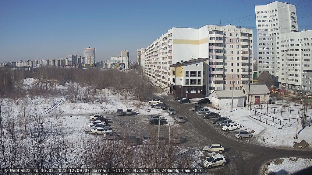 Кадр с камеры 15 марта 2022 года