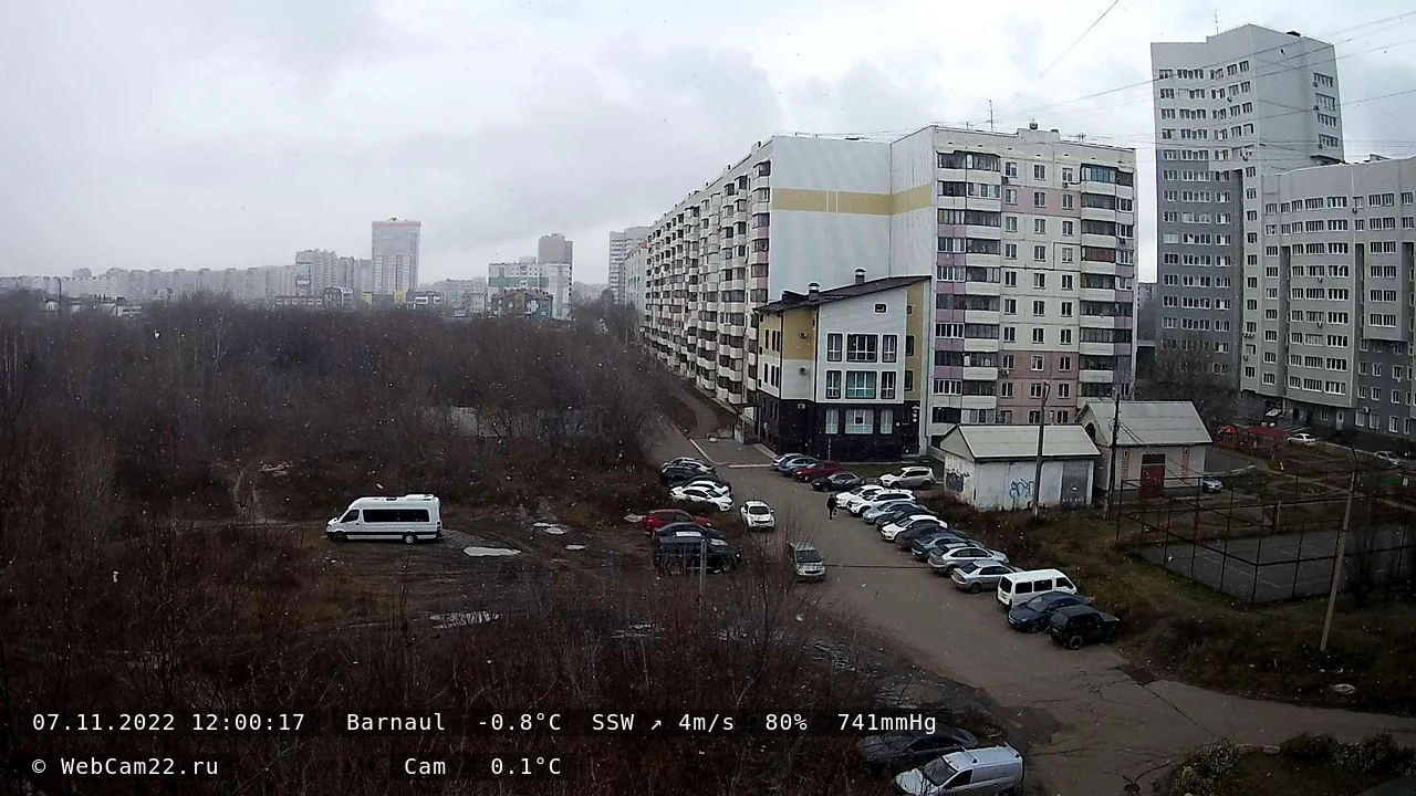 Кадр с камеры 7 ноября 2022 года