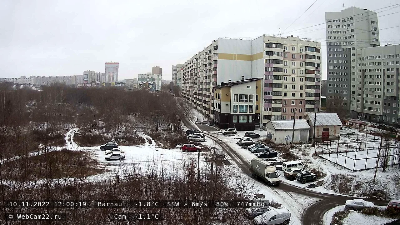 Кадр с камеры 10 ноября 2022 года