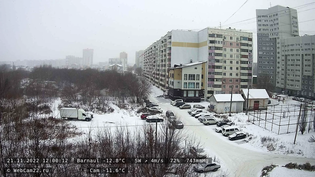 Кадр с камеры 21 ноября 2022 года