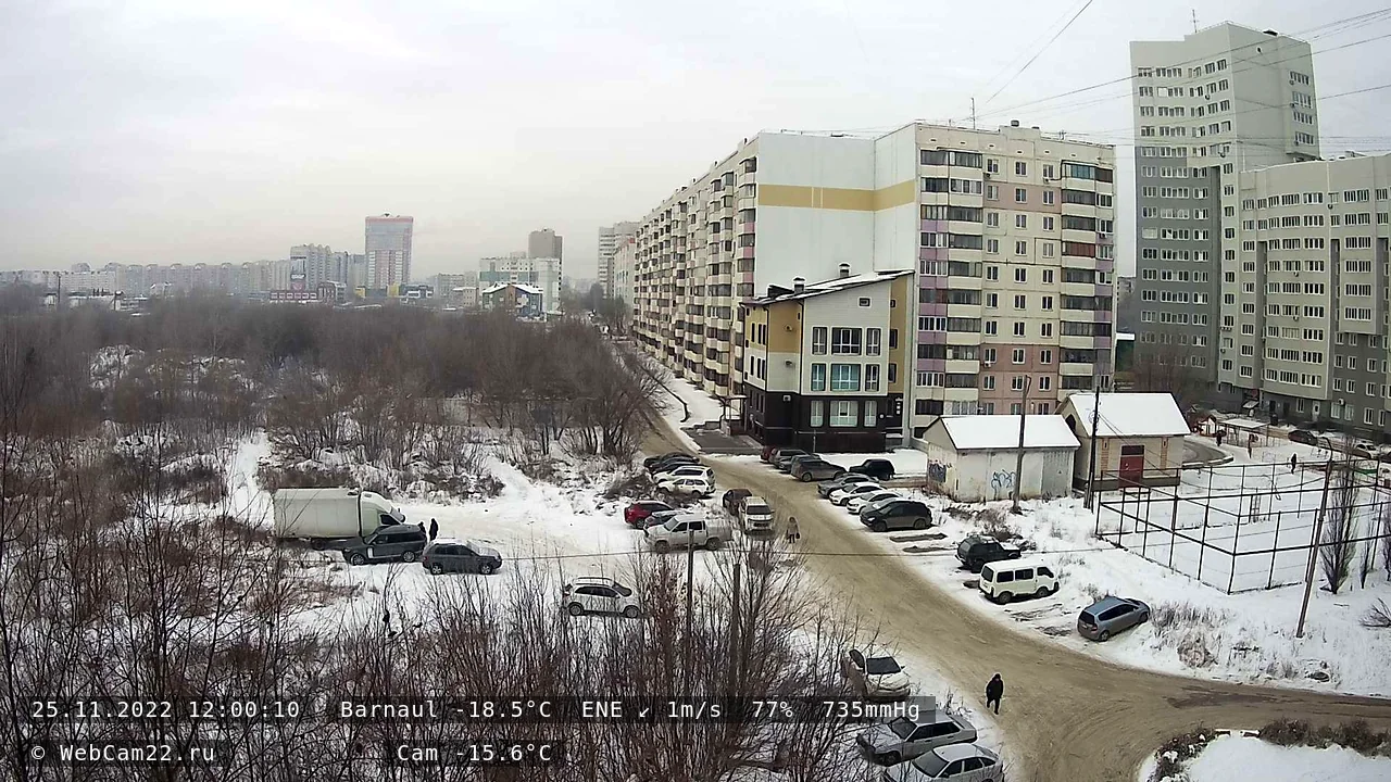 Кадр с камеры 25 ноября 2022 года