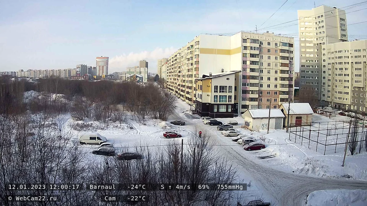 Кадр с камеры 12 января 2023 года