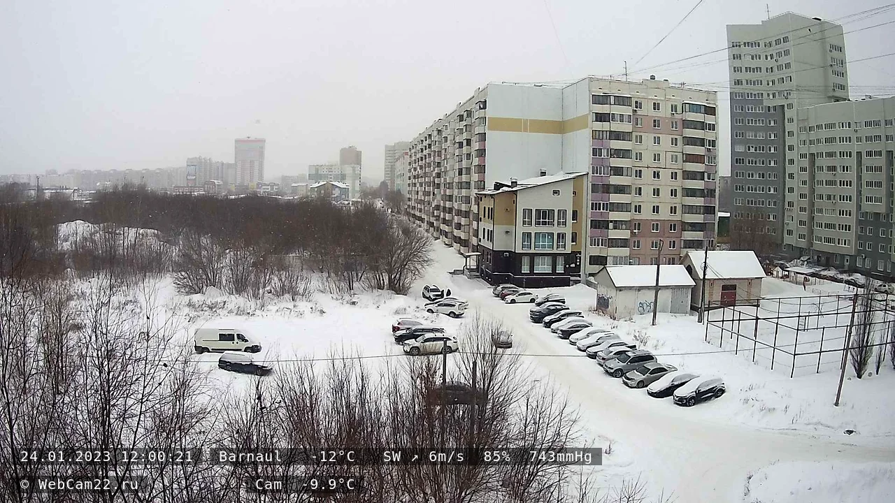 Кадр с камеры 24 января 2023 года