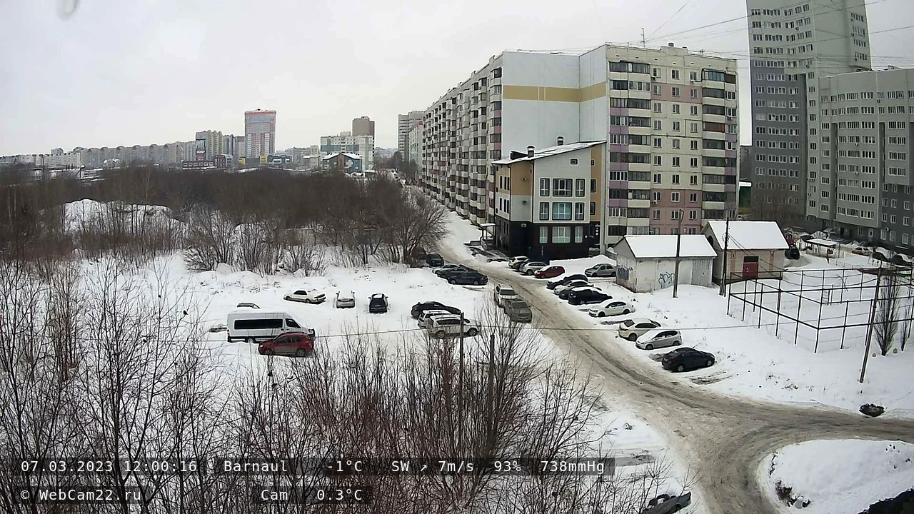 Кадр с камеры 7 марта 2023 года