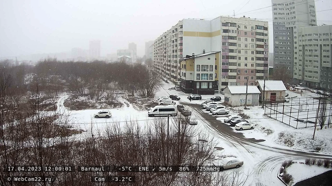 Кадр с камеры 17 апреля 2023 года
