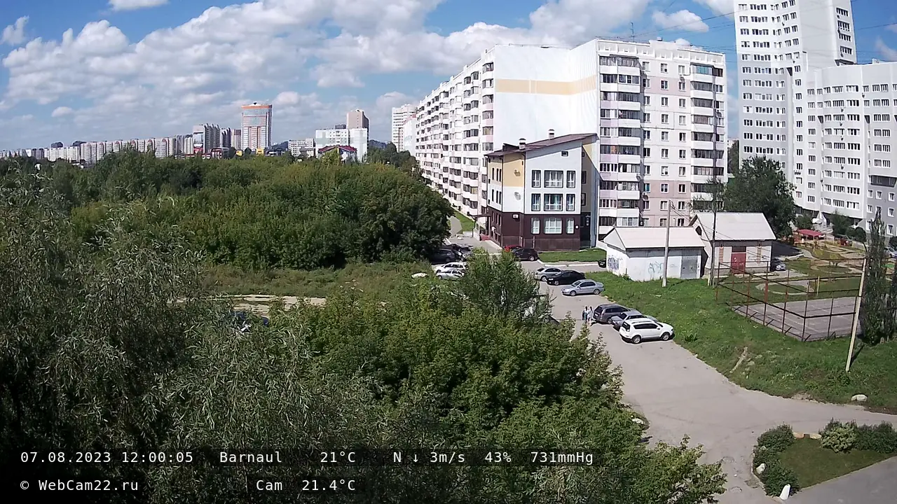 Кадр с камеры 7 августа 2023 года