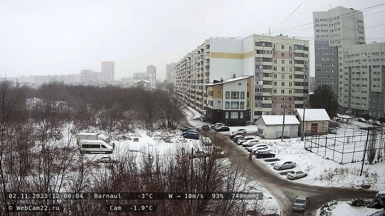 Кадр с камеры 2 ноября 2023 года