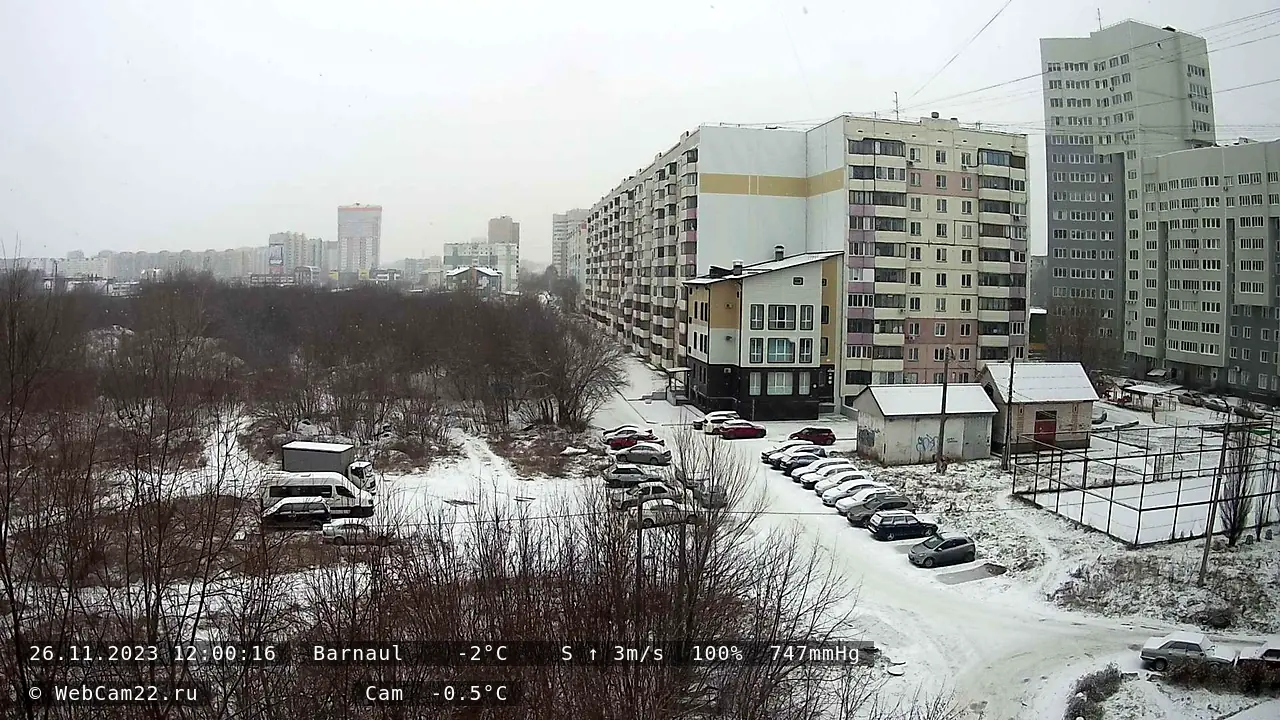 Кадр с камеры 26 ноября 2023 года
