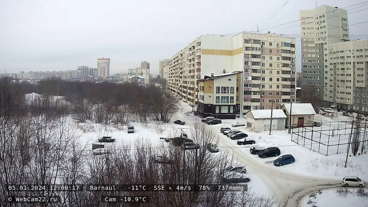 Кадр с камеры 5 января 2024 года