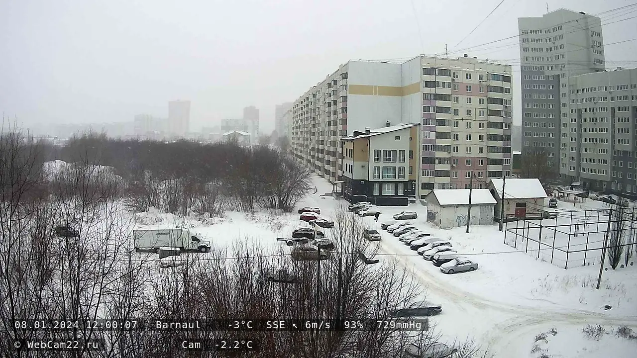 Кадр с камеры 8 января 2024 года