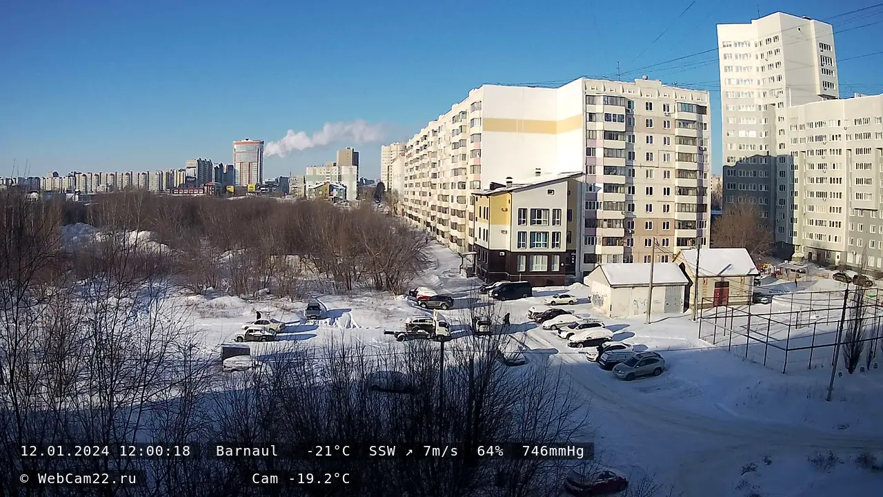 Кадр с камеры 12 января 2024 года