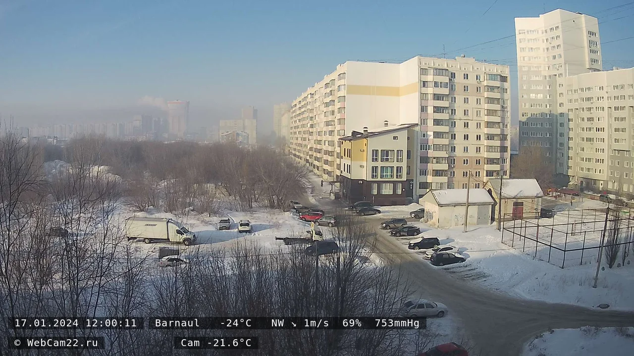 Кадр с камеры 17 января 2024 года