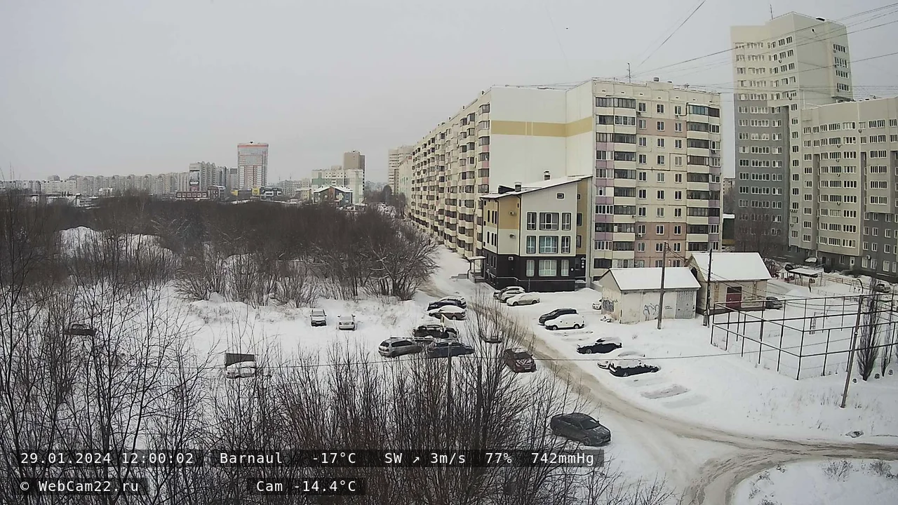 Кадр с камеры 29 января 2024 года