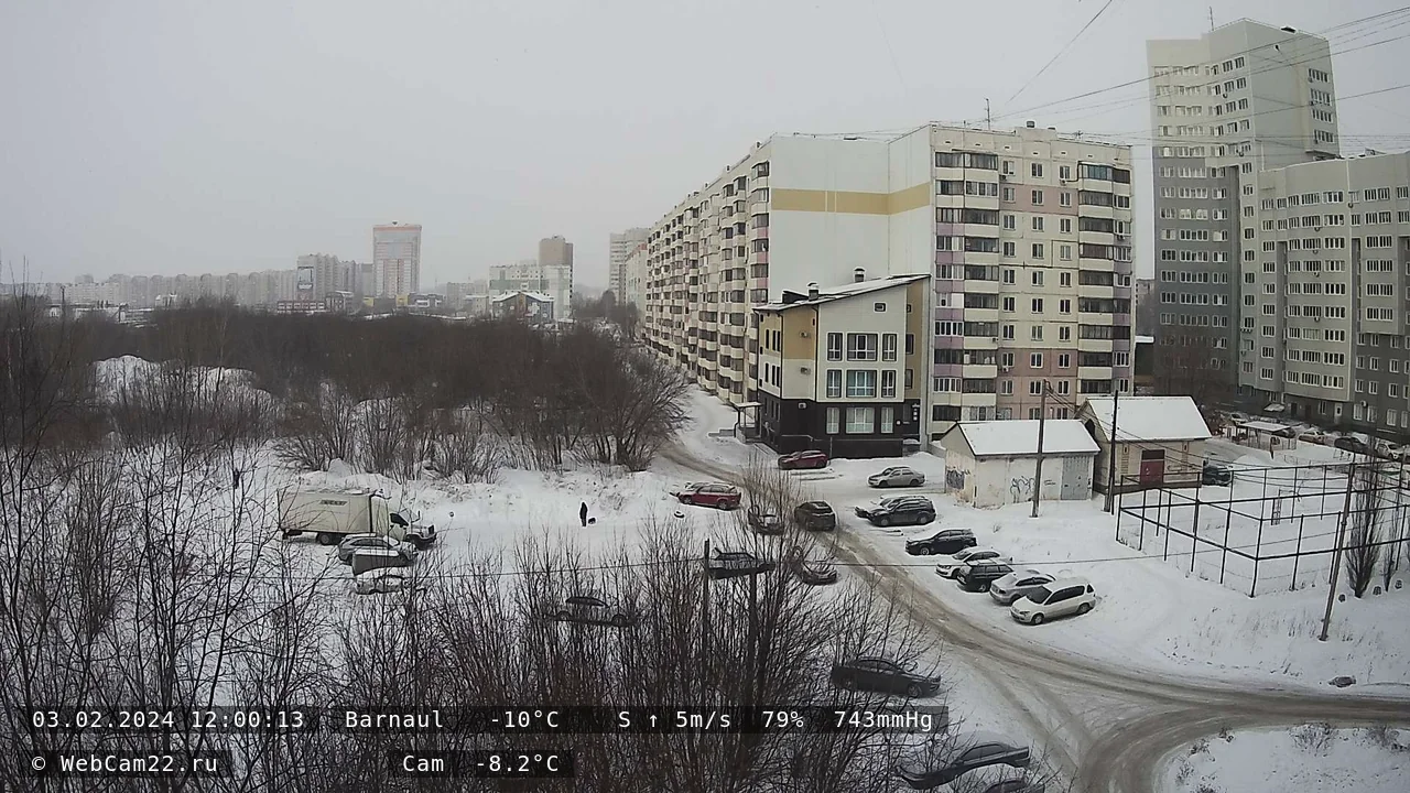 Кадр с камеры 3 февраля 2024 года