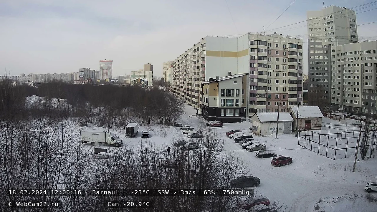 Кадр с камеры 18 февраля 2024 года