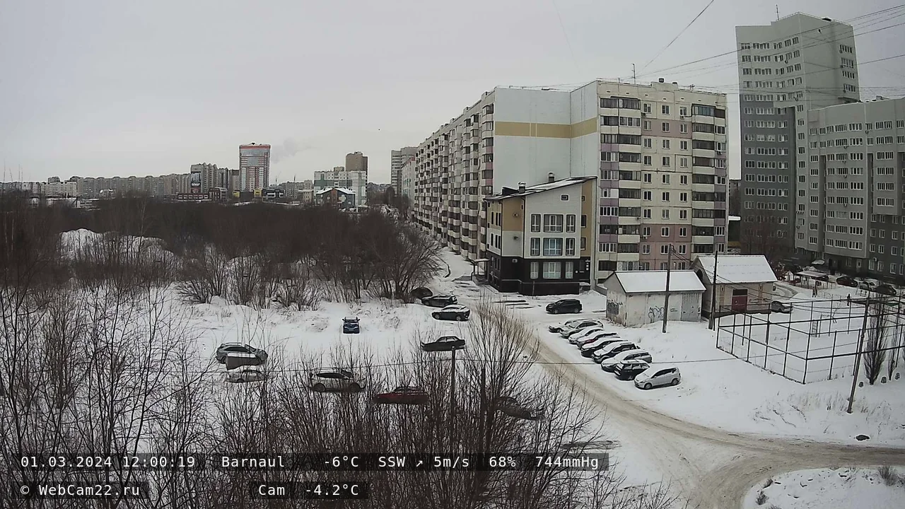 Кадр с камеры 1 марта 2024 года