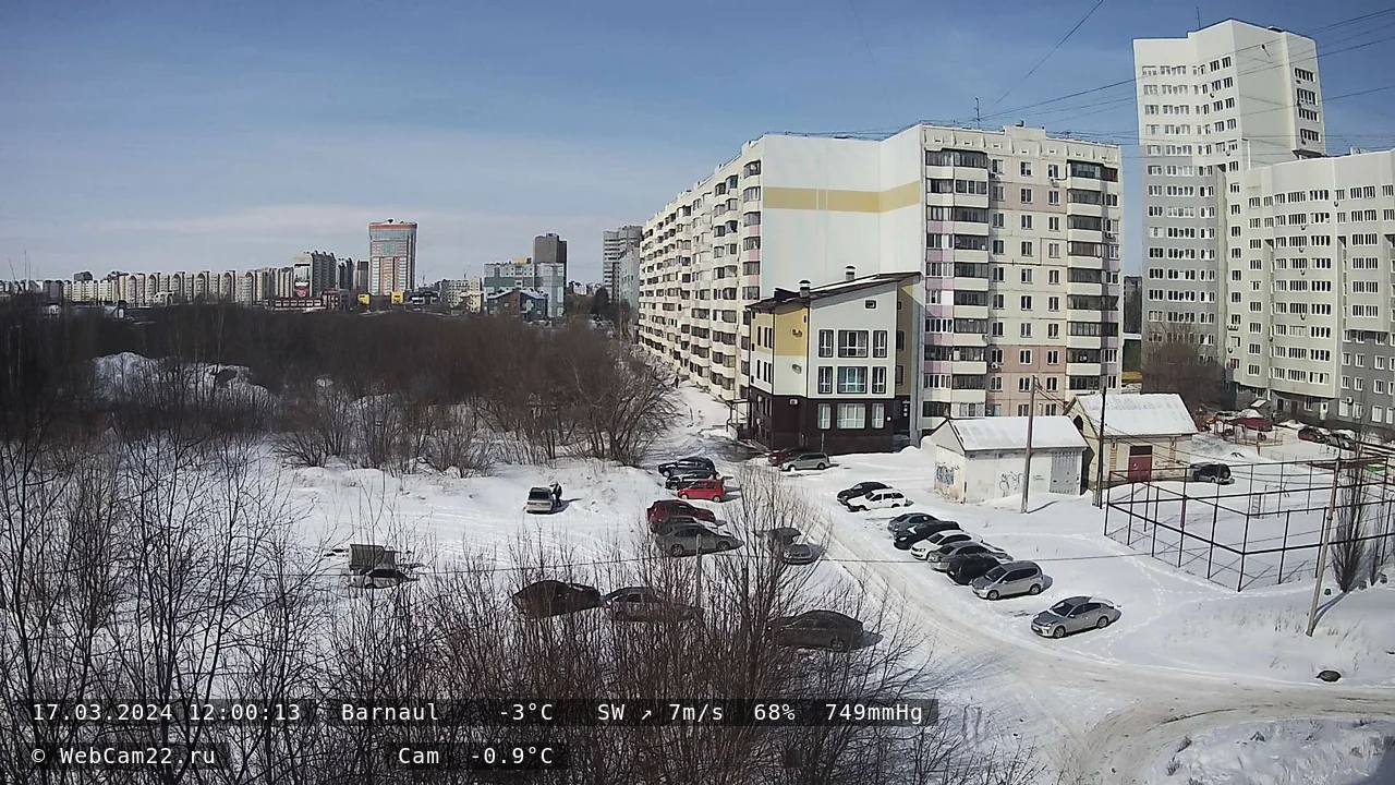 Кадр с камеры 17 марта 2024 года