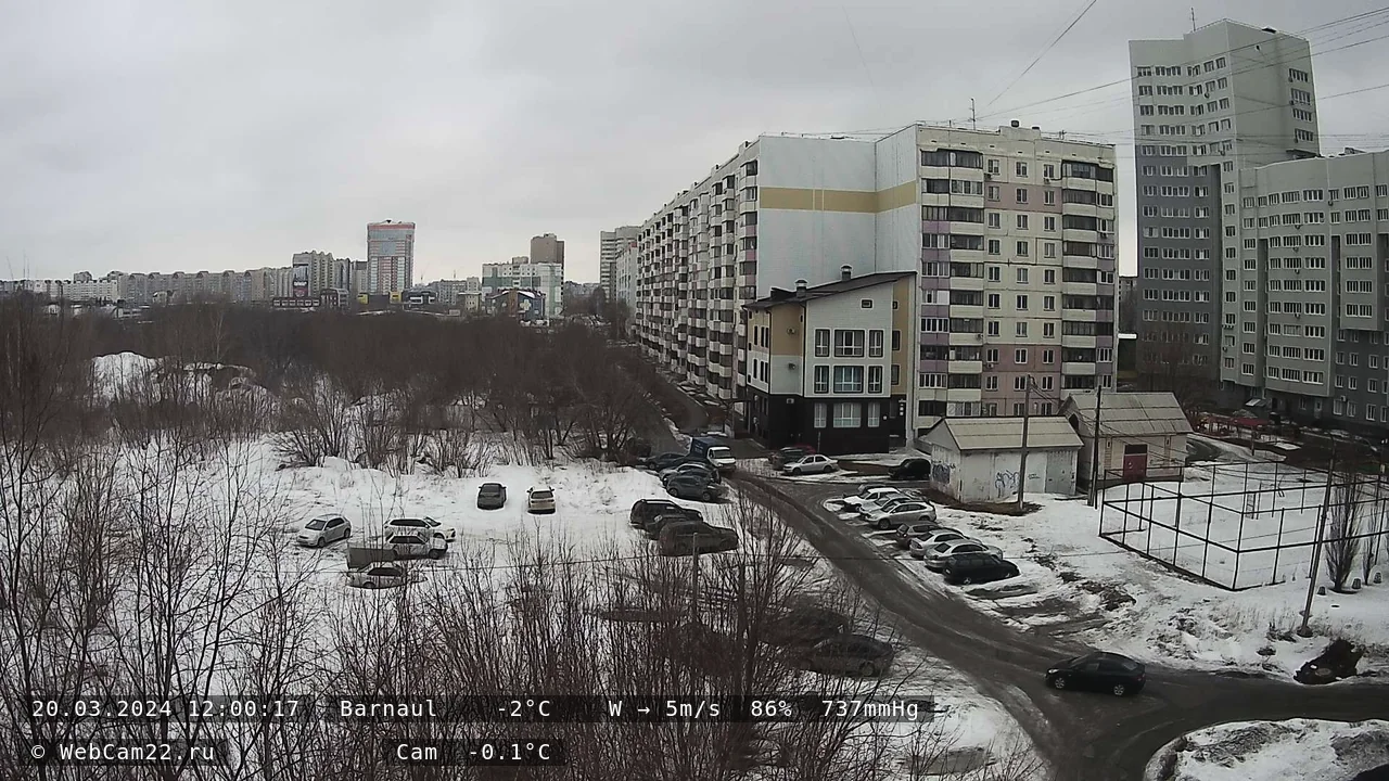 Кадр с камеры 20 марта 2024 года