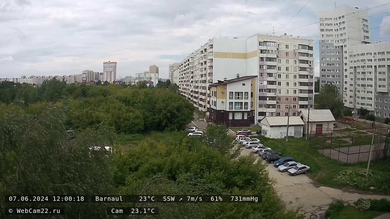Кадр с камеры 7 июня 2024 года