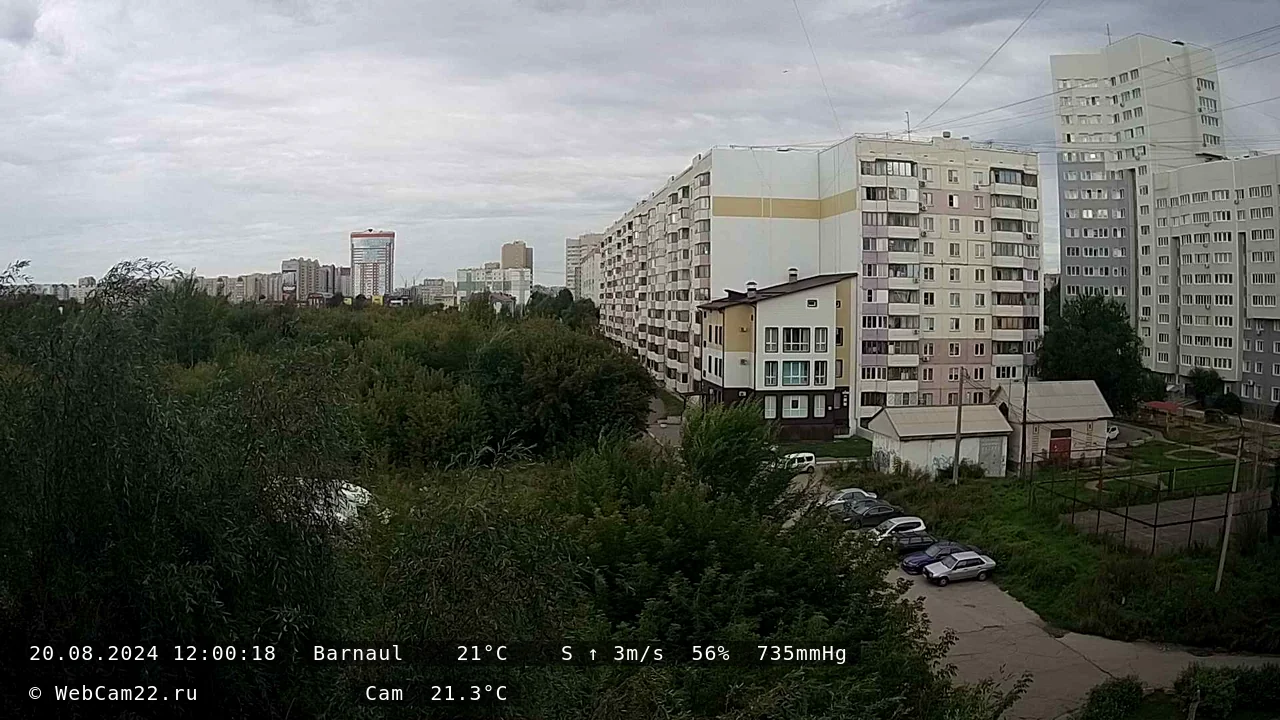 Кадр с камеры 20 августа 2024 года