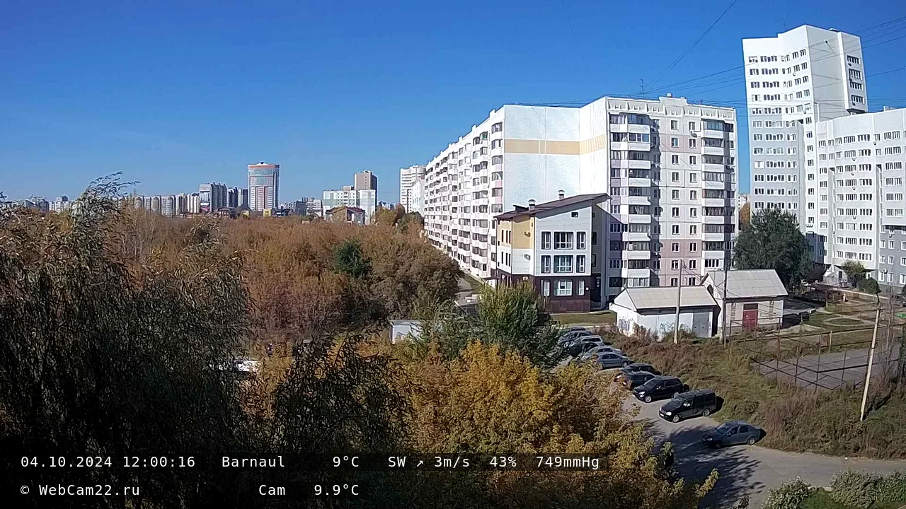 Кадр с камеры 4 октября 2024 года