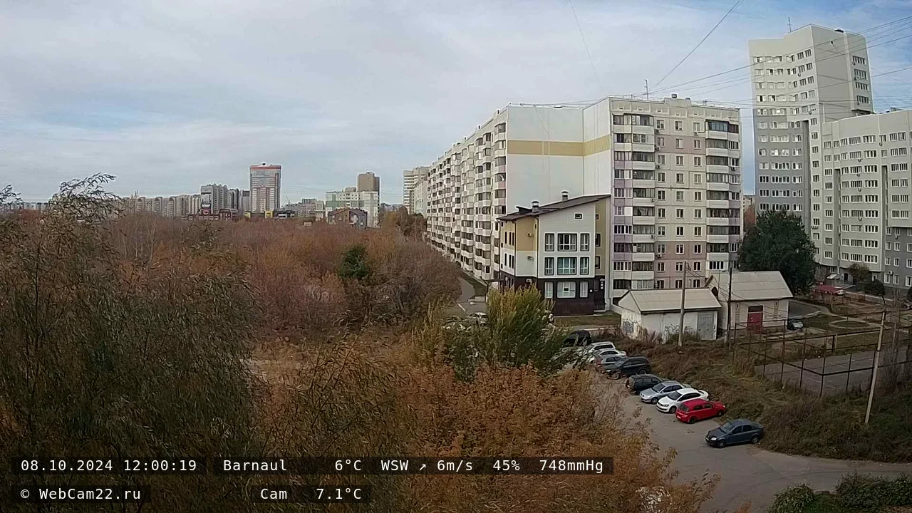 Кадр с камеры 8 октября 2024 года